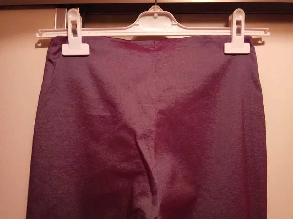 Pantaloni de vara, usori, mov, mar.34-36 (XS-S) - cool pt club .