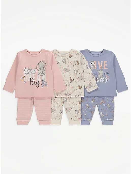 Set 3 pijamale bebe de la 0 la 24 luni/ 56- 62 -68 -74 -80- 80- 86 -92