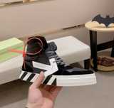 Off-White Vulcanized High Black/White Full Box