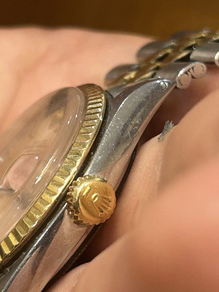 Rolex datejust 36 стомана и злато