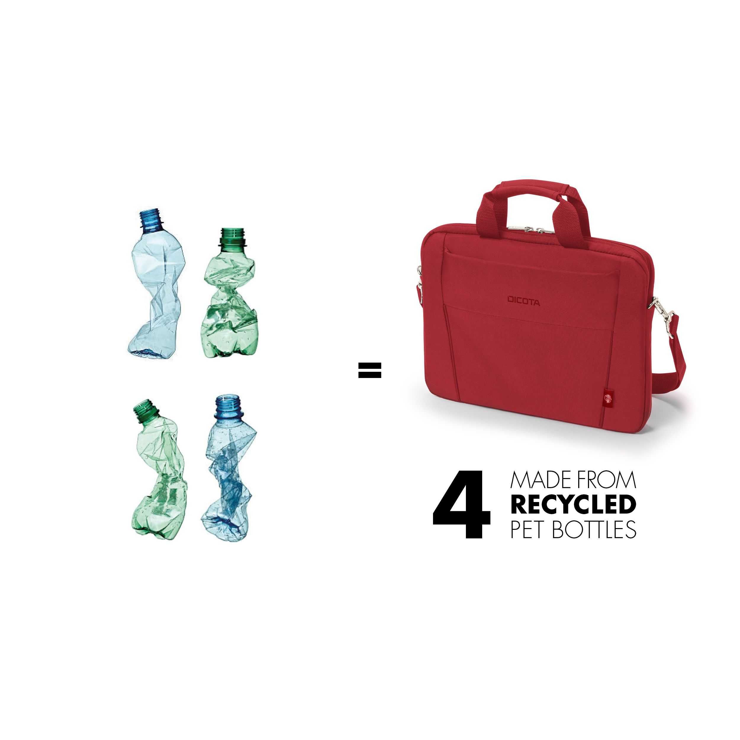 Сумка для ноутбука 13" - 14" Dicota Eco Slim Case BASE D31306 RED