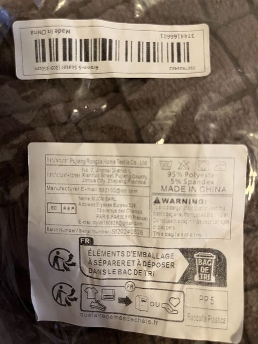 Husa elastica canapea 5 locuri , noua