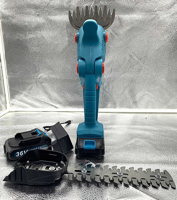 Foarfeca electrica 36V – 2 lame, 2 baterii, unghi reglabil!