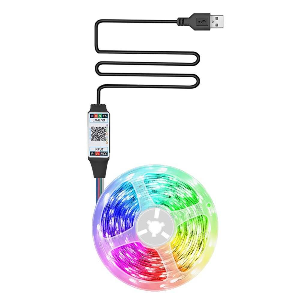 Гъвкава блутут LED лента телевизор RGB5050 Led Strip Light BT App 3м