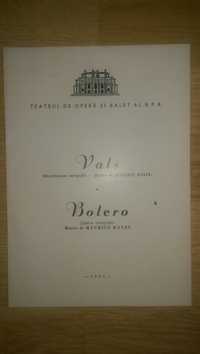 Caiet program Teatrul de Opera si Balet RPR anii 1960, 1964 lot 6 buc.