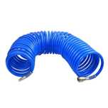 Furtun de aer spiralat cu cuple rapide 8x12mm 20m