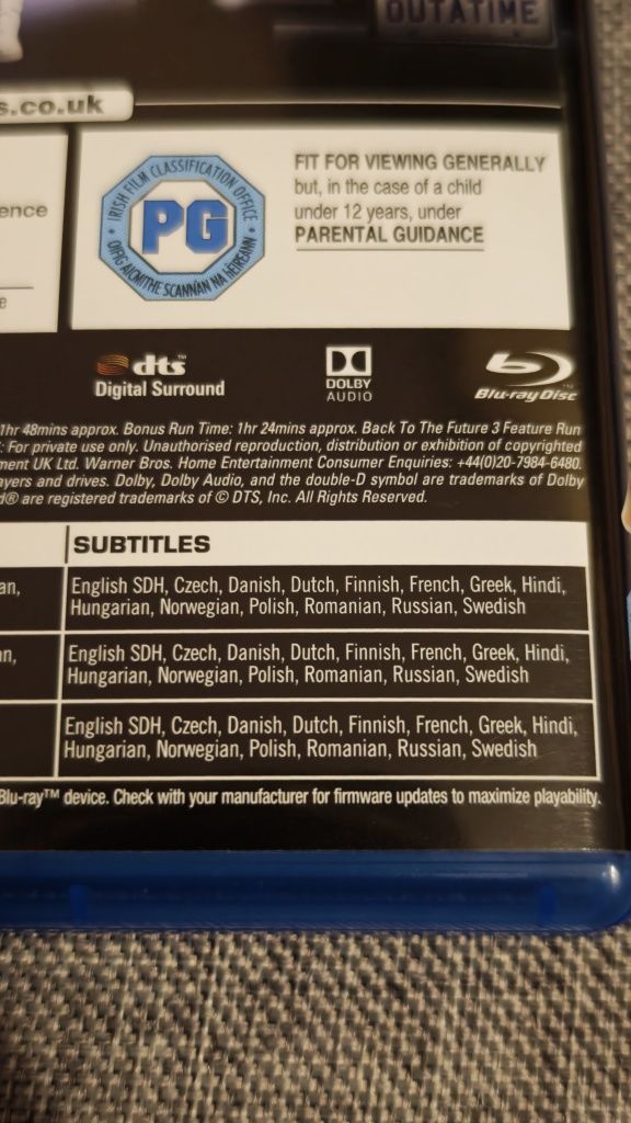 Back to the Future Trilogy Bluray