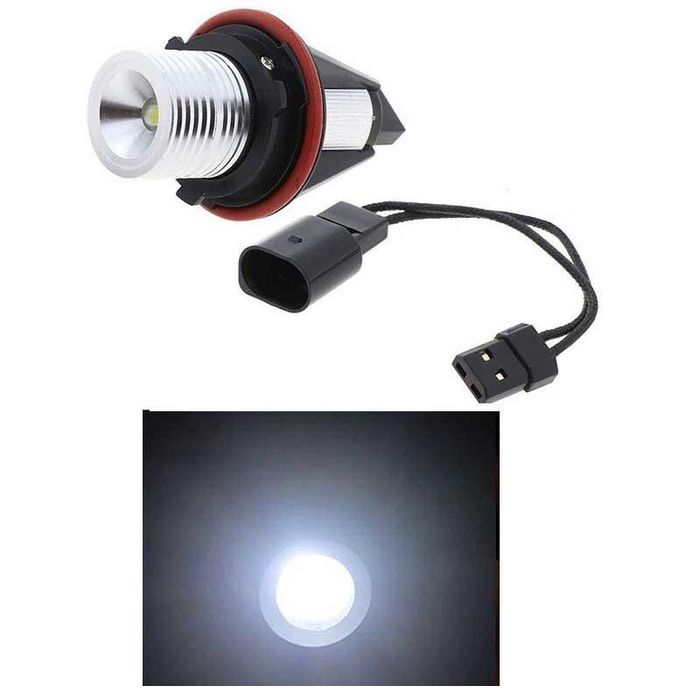 2бр. LED № V 5W крушки за Ангелски Очи за BMW X5, X3, E39, E60, E63, E