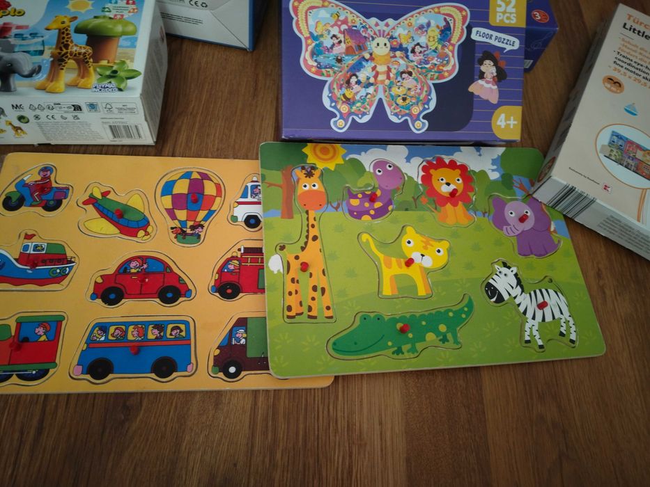 Jucării montessori lemn