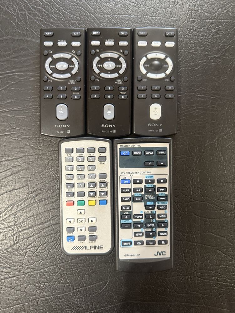 Дистанционно кар аудио Sony,jvc,alpine