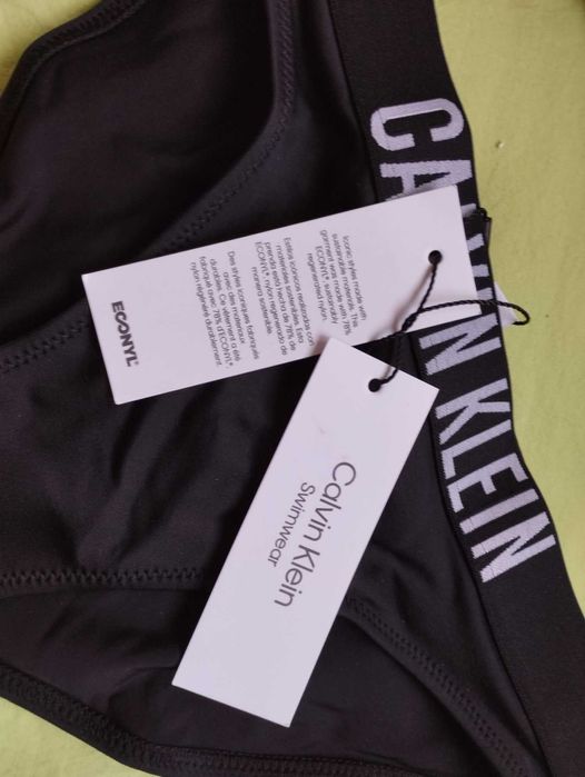 НОВИ Бански Calvin Klein дамски/детски (XS,S- 12-14Y) черни,с етикет