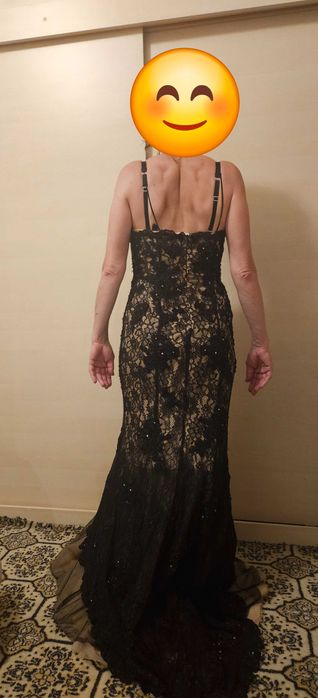 Rochie de gala cu jupon si dantela BG Haute by Scala (SUA) mar 10 (M)