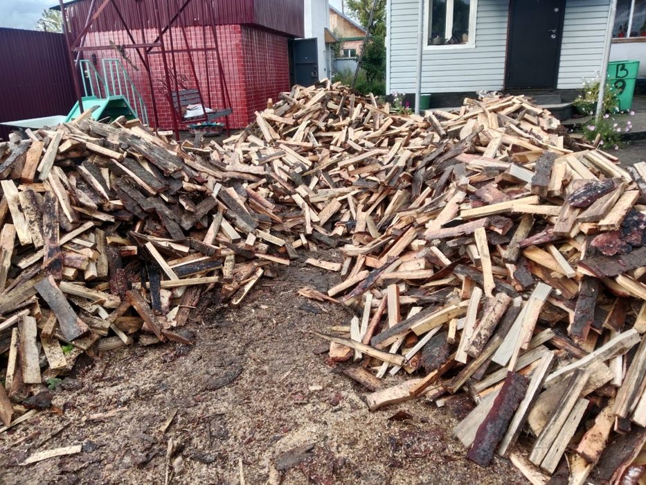 Дрова колотые   Дрова в мешках