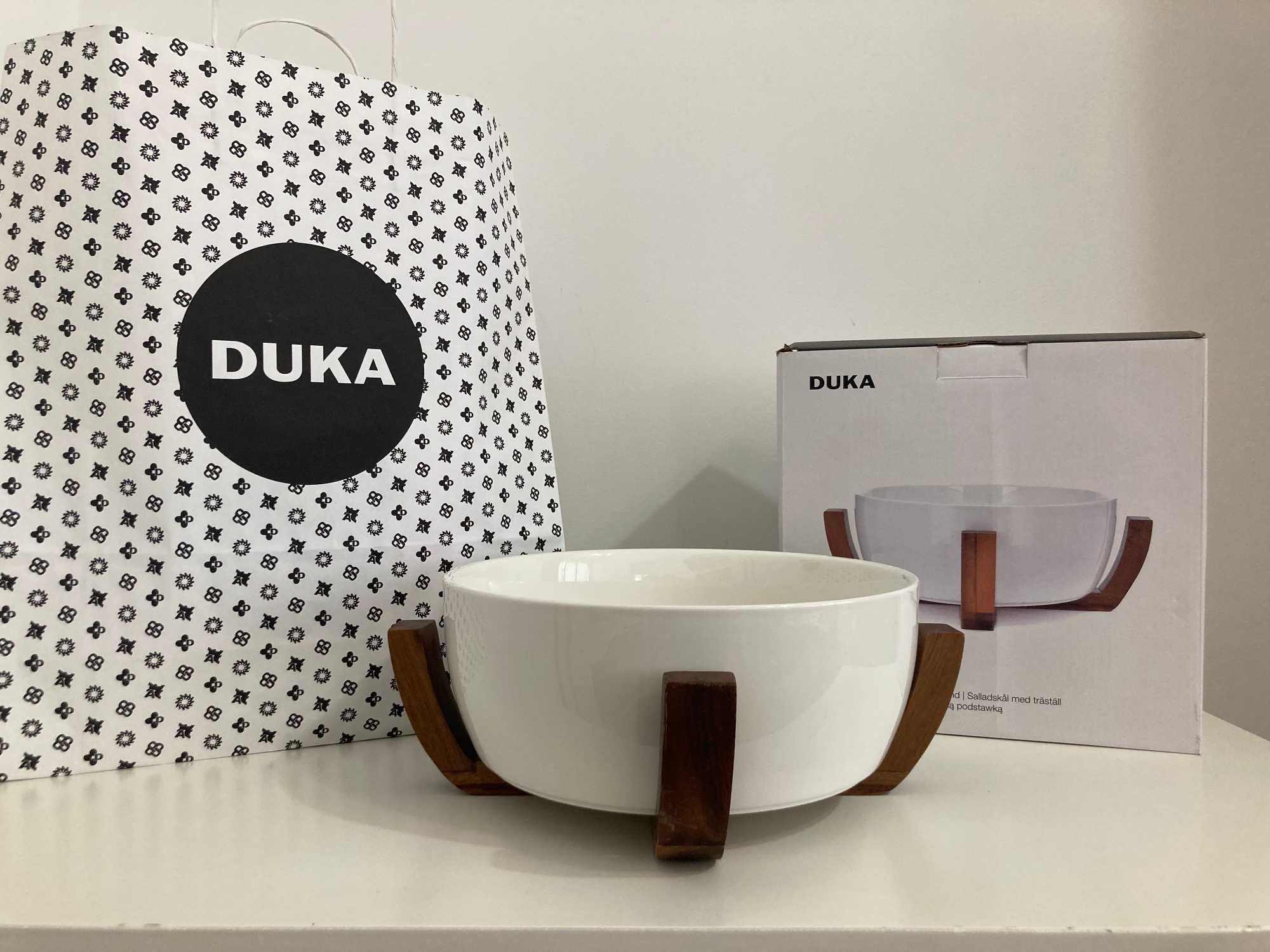 Нова купа DUKA ACACIA с дървена основа, 24 см, 3000 мл.