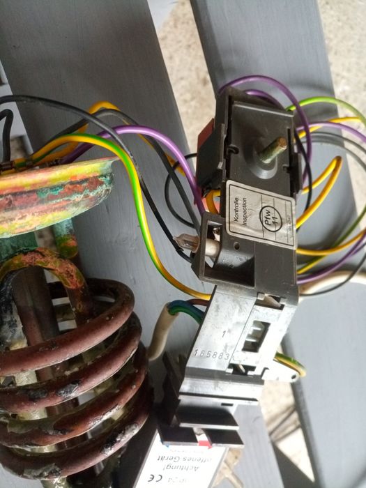 Rezistență electrică cu termostat si potențiometru. 2000w