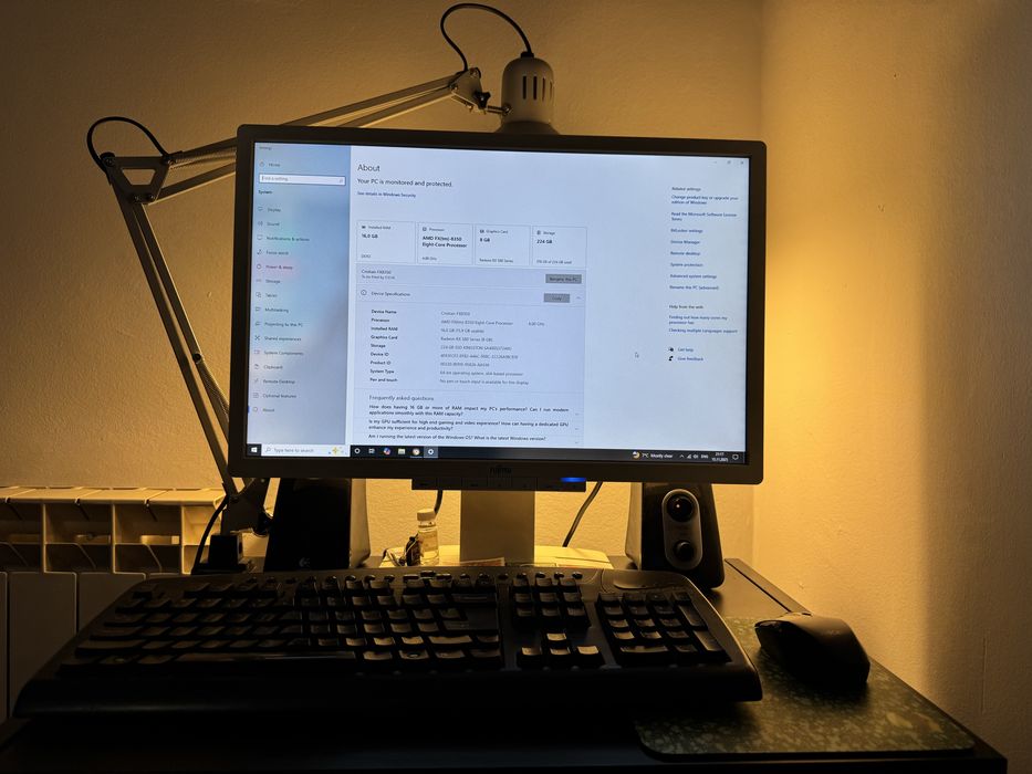 Sistem PC Gaming & Multimedia – AMD FX-8350, RX 580, 16GB RAM, SSD 250