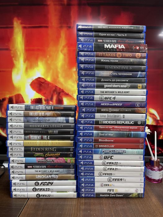 Игры на PS4/5. Одни из нас 2, Call of Duty, Minecraft, God of War, GTA