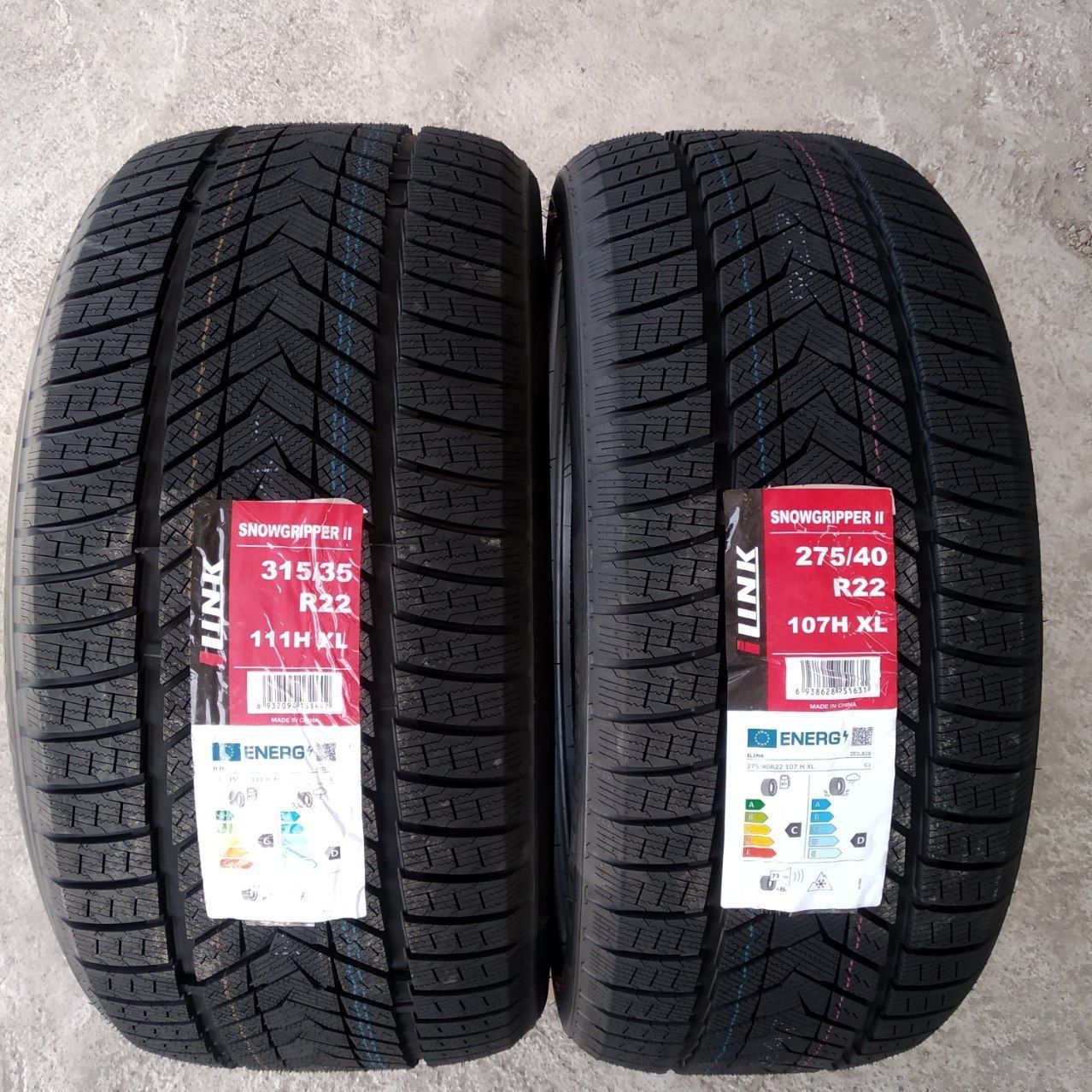 Разноширокий зимние автошины 275/40R22 - 315/35R22