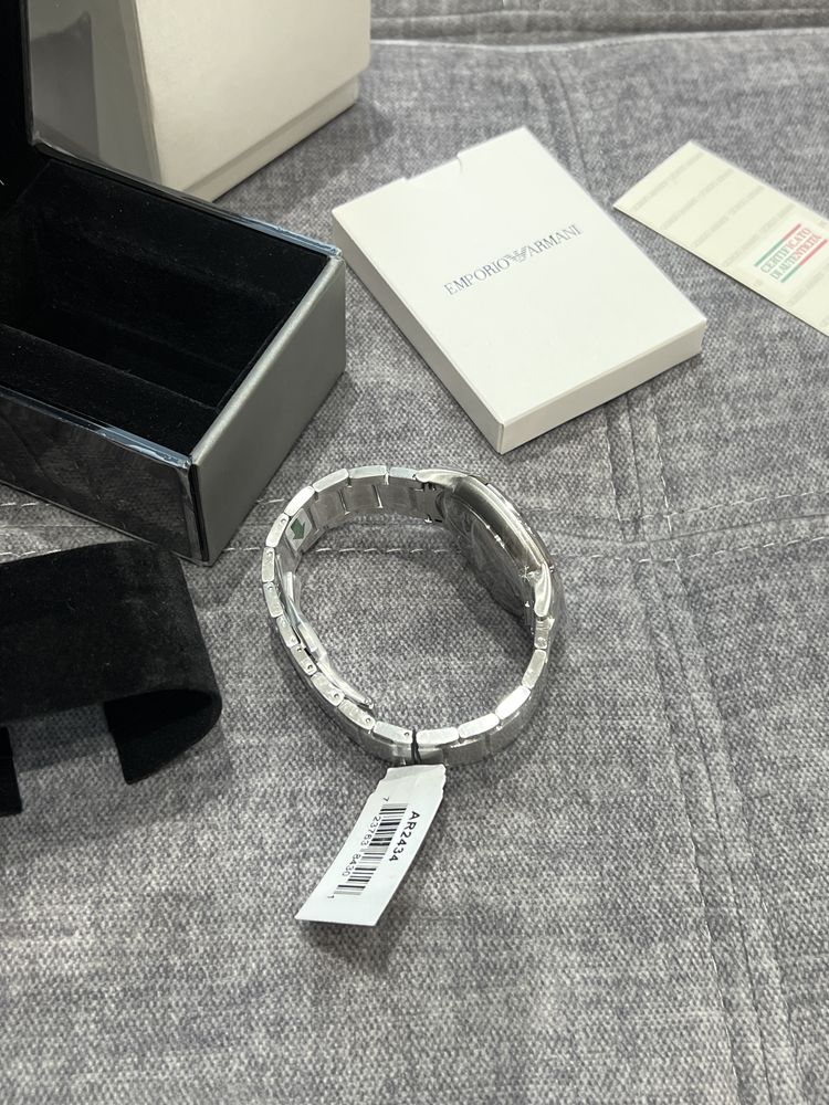 Мъжки часовкик Emporio Armani Часовник AR2434 Сребрист, Чисто нов