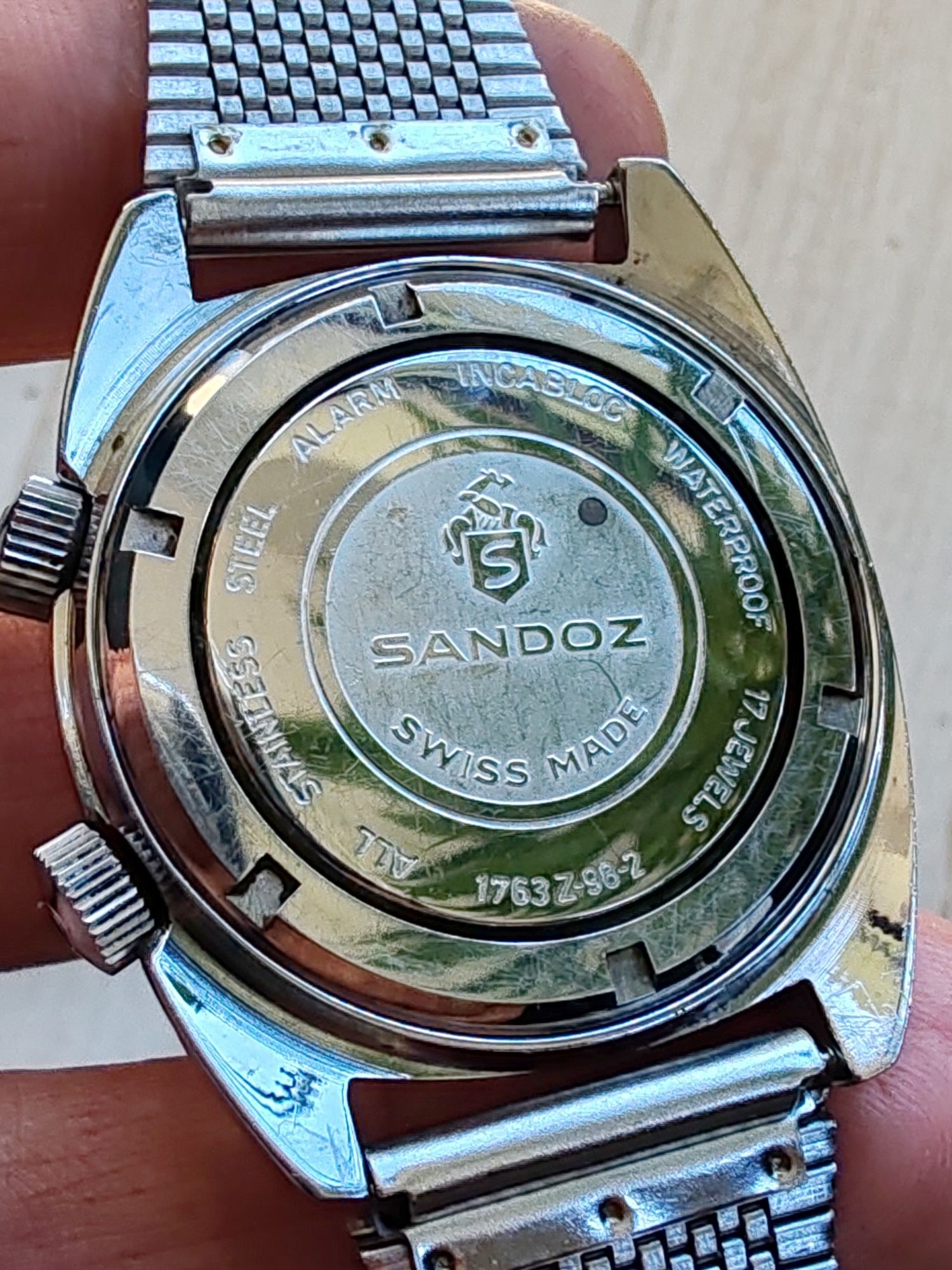 Ceas Sandoz Alarm - 35,5 mm Stare de excepție!