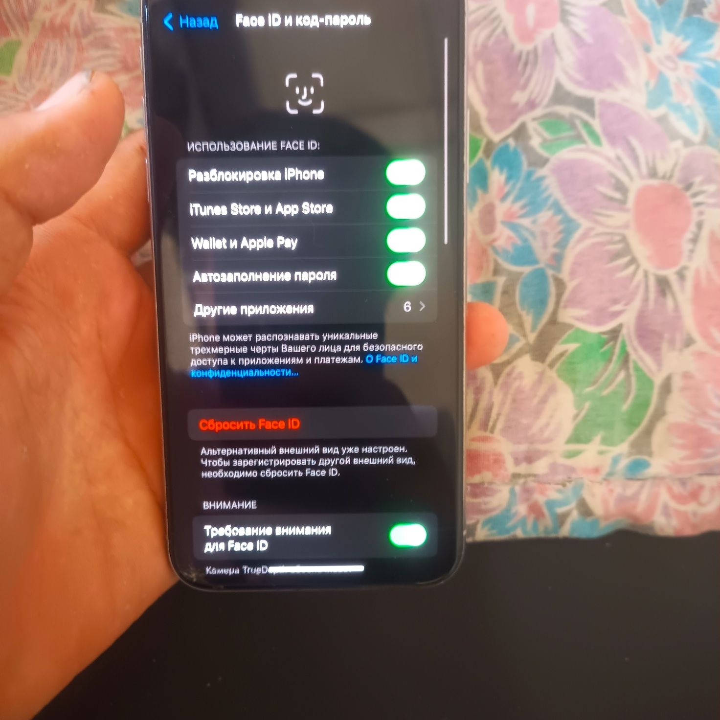 IPhone X yaxshi holatta karobka dakimenti bor
