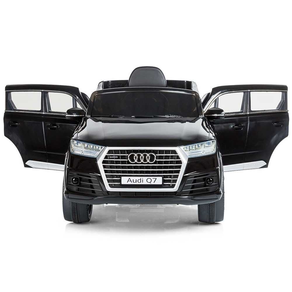 Masinuta electrica pentru copii 1-6 ani Audi Q7, Roti Moi #Negru