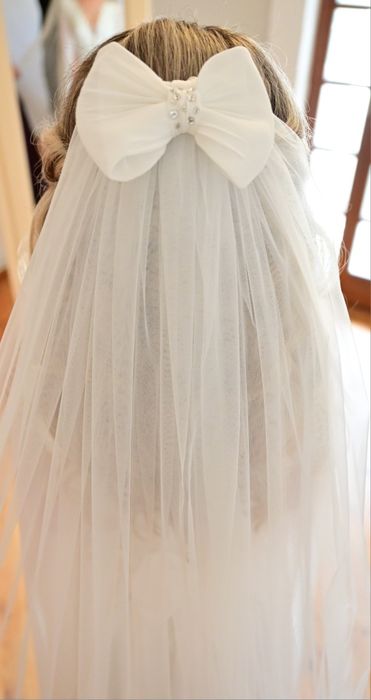 Rochie de mireasă elegantă din voal + voal inclus