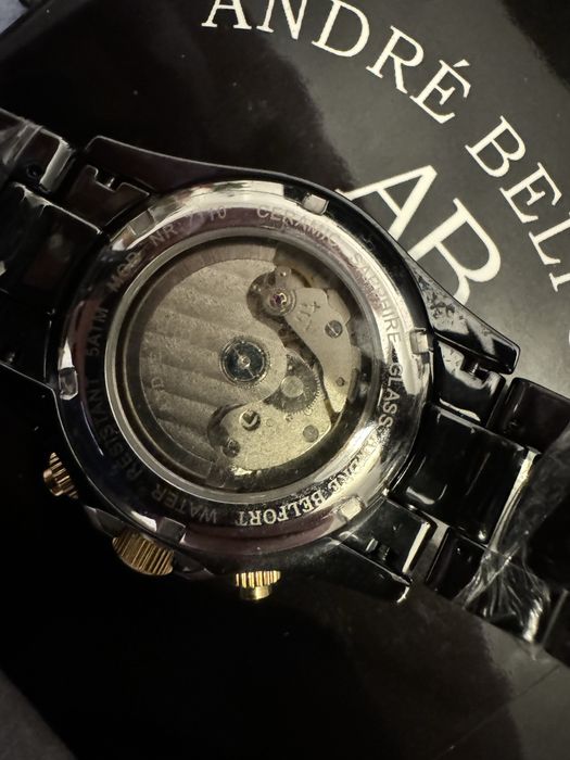 Ceas automatic ANDRÉ BELFORT Sirene Gold Black