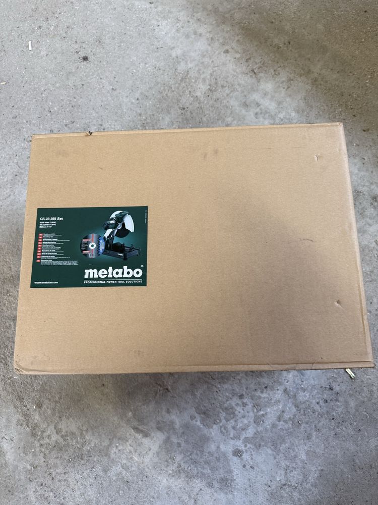 Masina electrica de debitat metale Metabo CS 22-355 NOUA