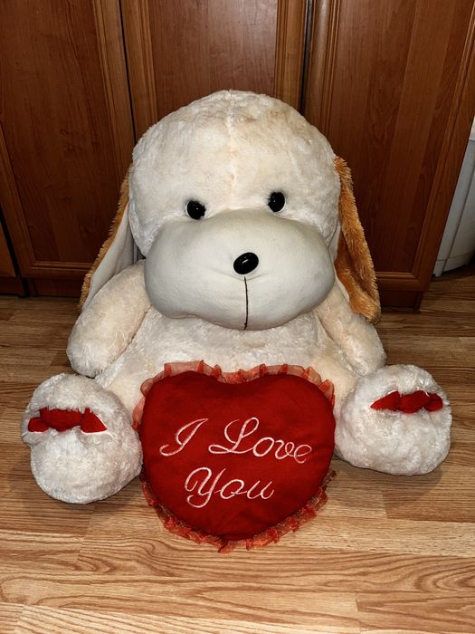 Голяма плюшена играчка куче 100см