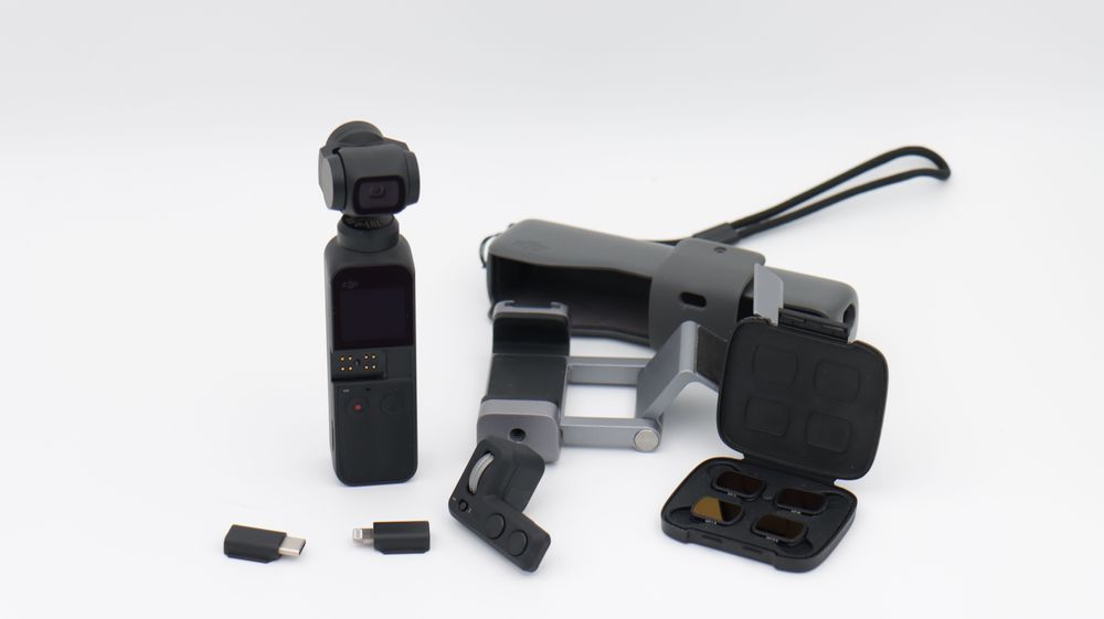 DJI Osmo Pocket + filtre ND & accesorii – stare excelentă