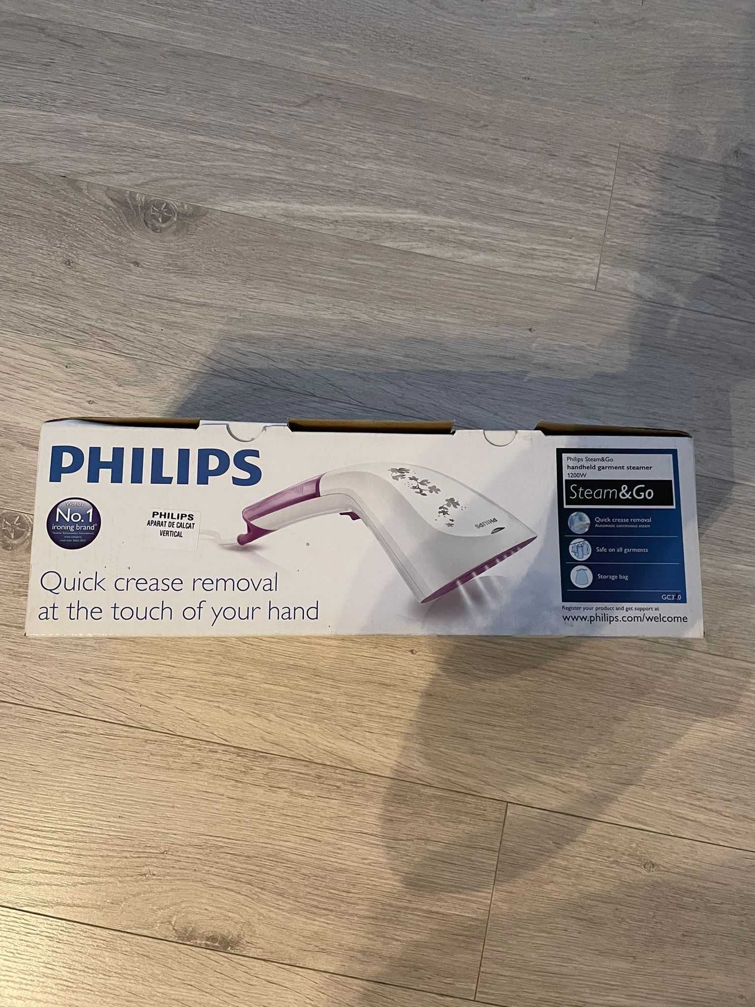 Aparat de calcat vertical - Philips Steam and Go -1200W