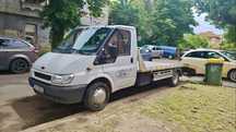 Ford Transit 2005 – Platformă 4.8m, Troliu 6T Navigație, Consum Redus!