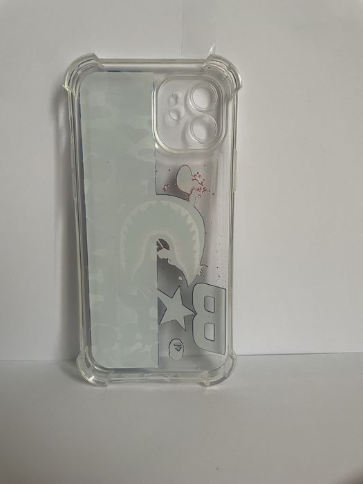 husa bape sta iphone 12 + folie iphone 12 noua