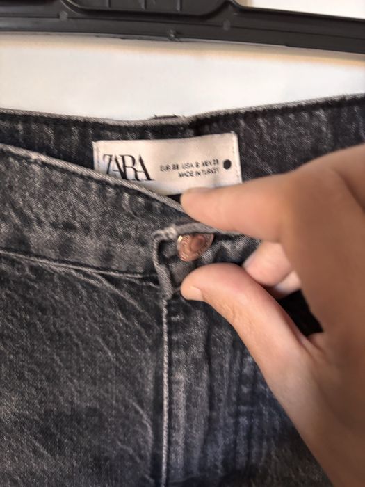 Дънки Zara светлосиви