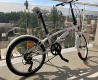 Bicicleta pliabila - foldable car bike -  white