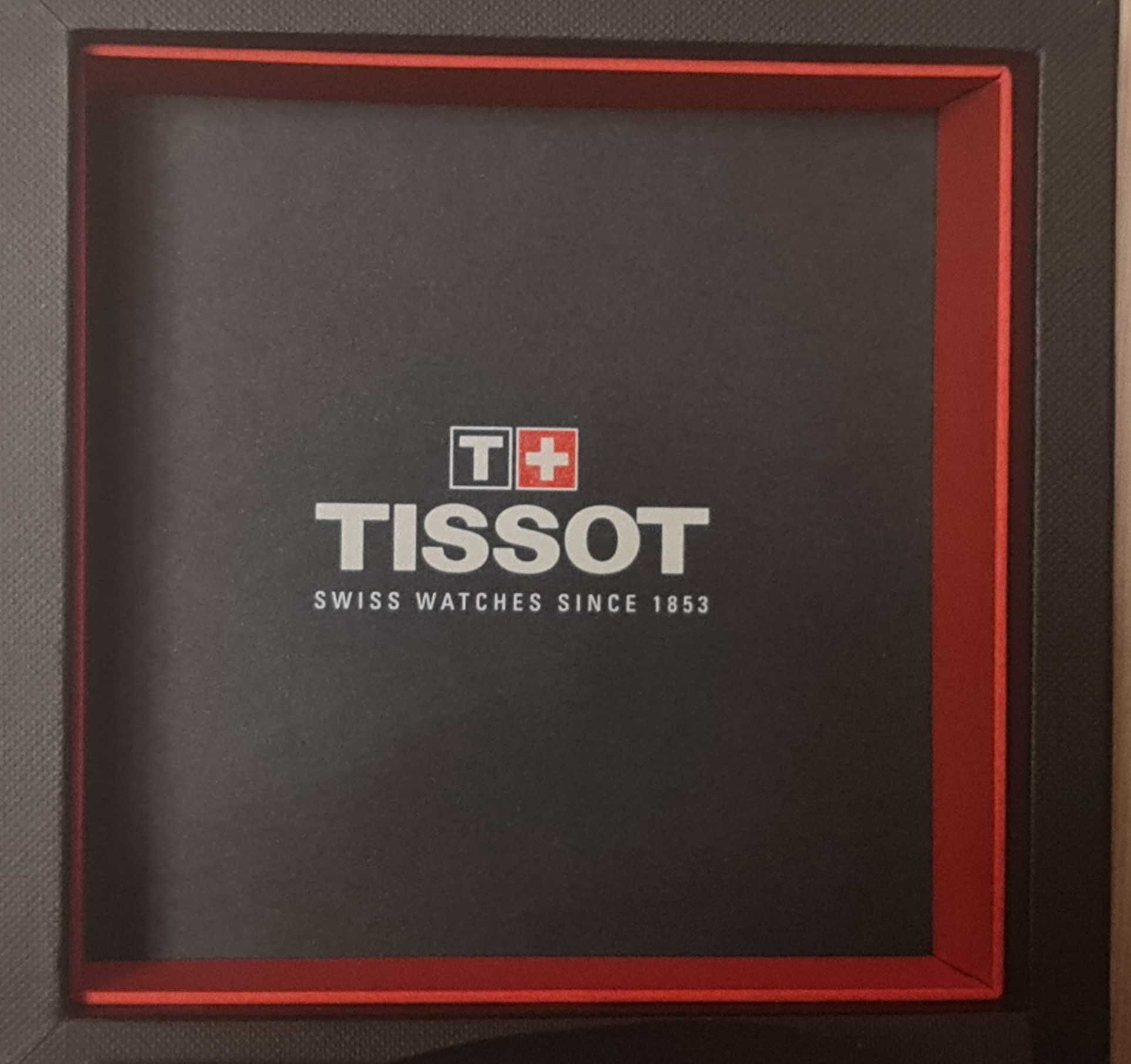 TISSOT Cutie Noua,Culoare negru cu rosu