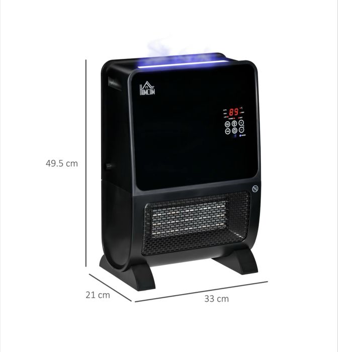 Homcom електрически отоплител и овлажнител за въздух