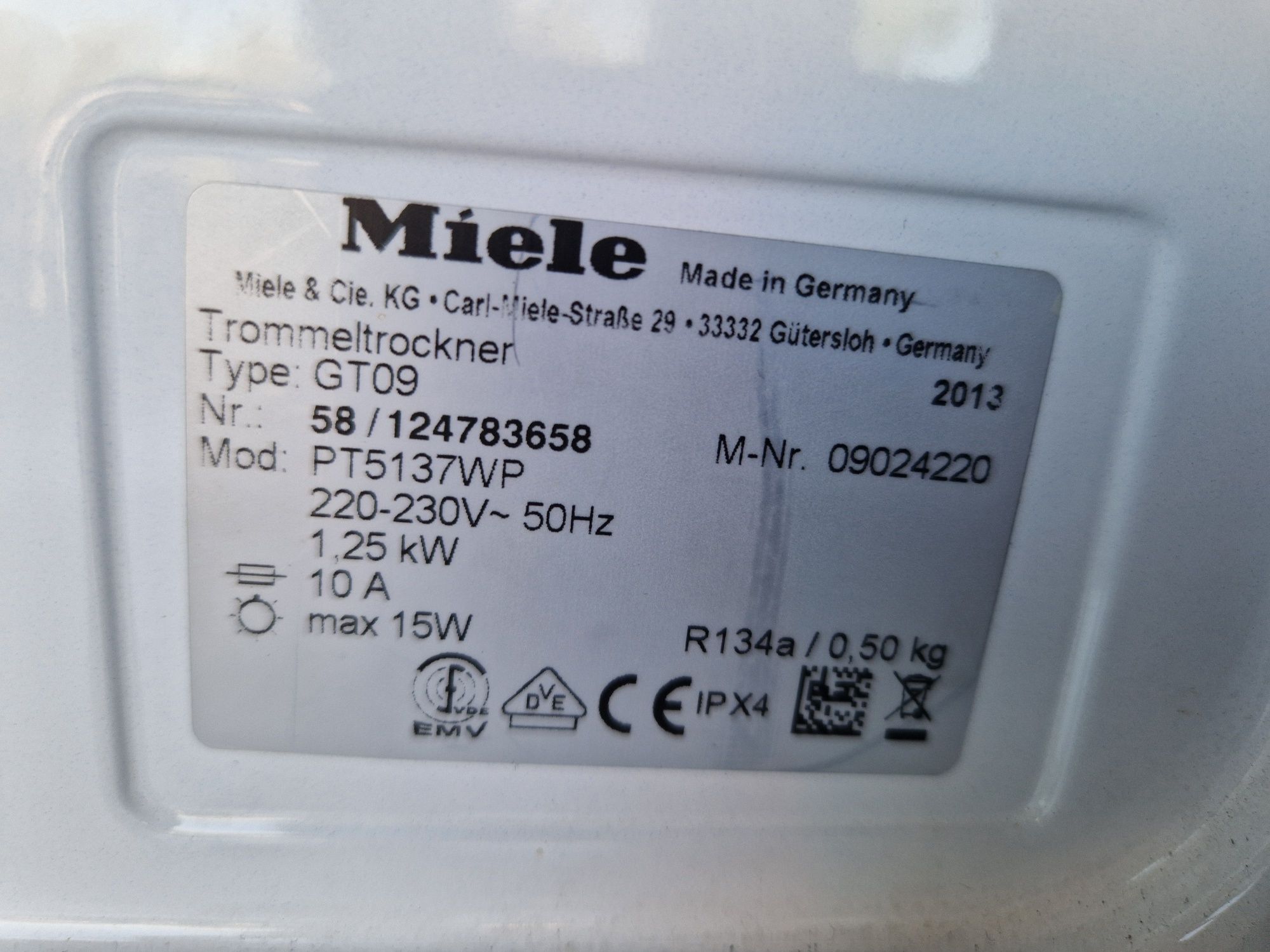 Сушилня Miele PROFESSIONAL A+++