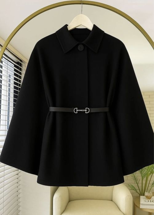 Черна туника скромна /черно пончо стандартен размер