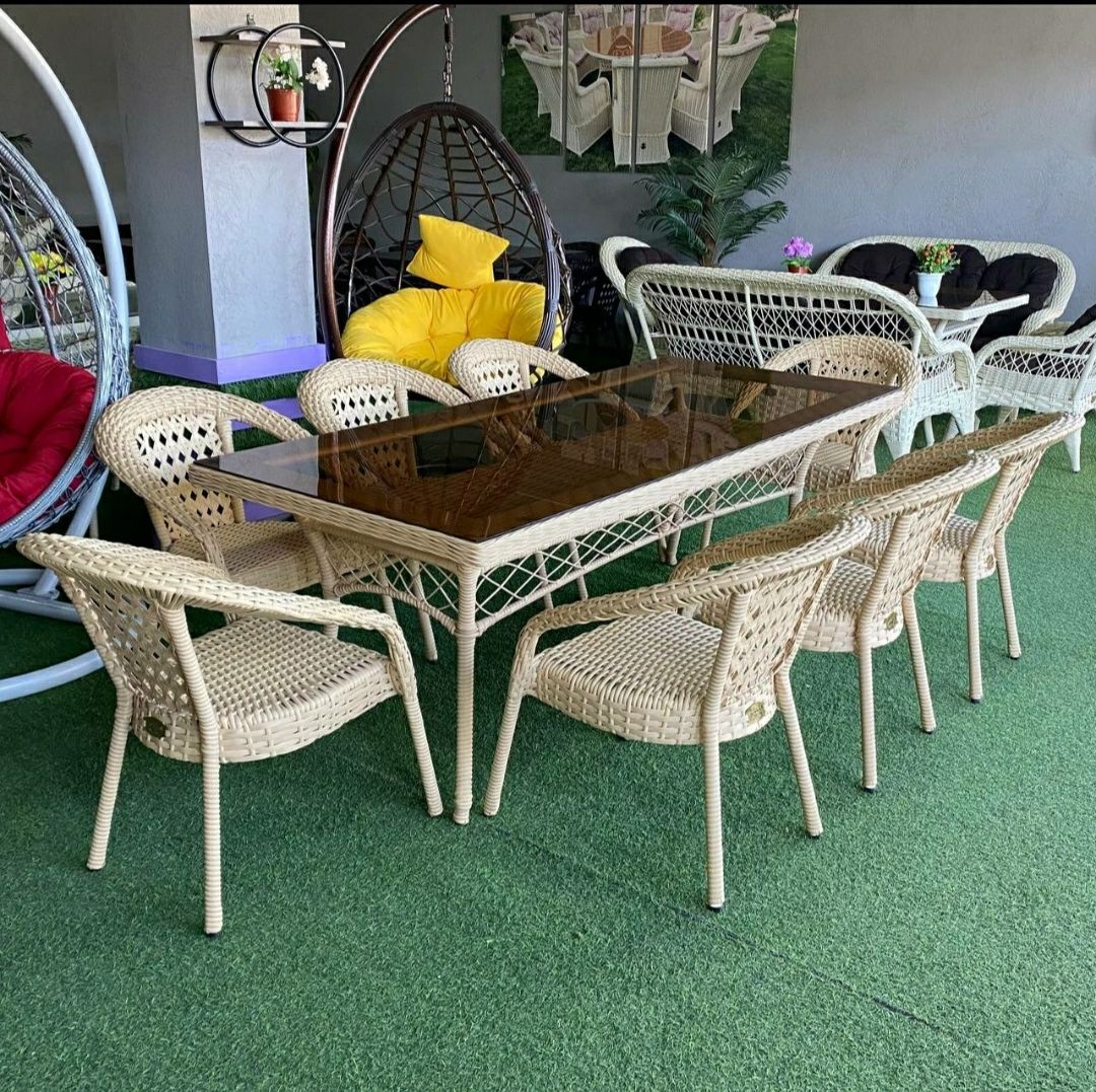 Ротанговая мебель Плетенный Комплект Садовая Мебель из ротанга