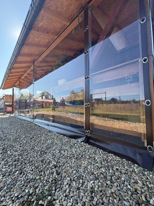 Producător folie terasa transparenta Cristal premium 0,8 clear