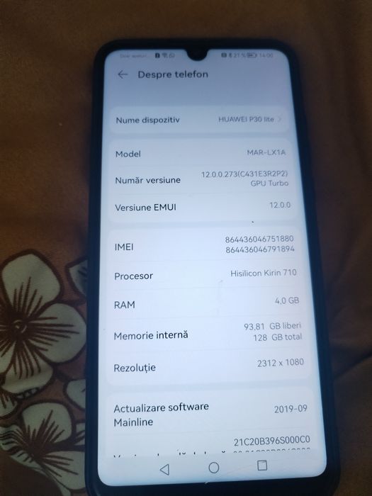 Vând telefon Huawei P 30 lite