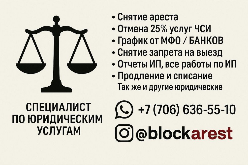Снятие ареста со счетов / Арест шешу / График МФО И БАНК / ИП отчет
