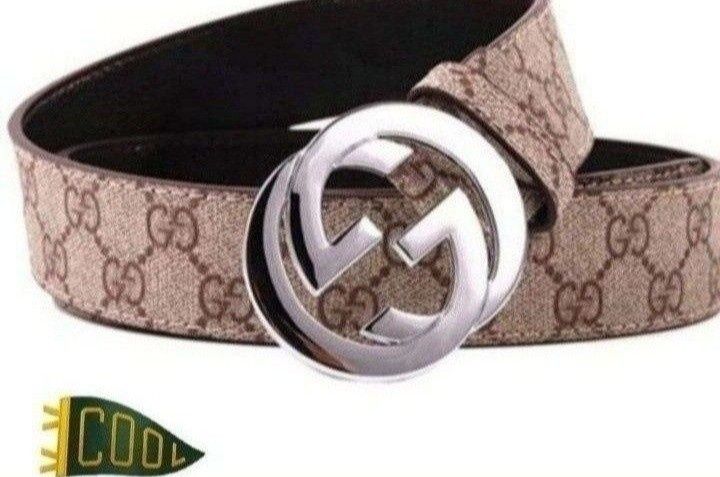 Set unisex palarie curea logo metalic, saculet, etichetă