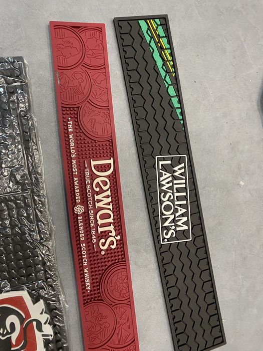 Стари рекламни подложки за чаши от гума бармат bar matt