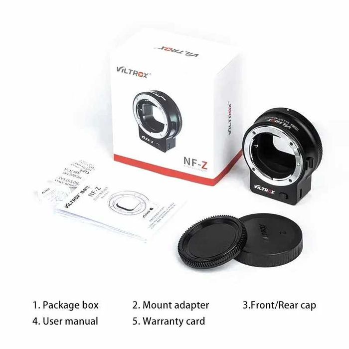 Viltrox NF-Z Адаптер Nikon F към Nikon Z