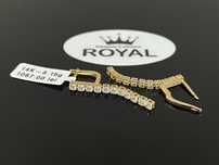 Bijuteria Royal CB : Cercei dama aur 14k 585 3,15 grame
