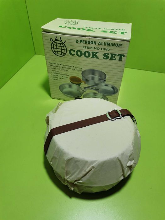 Set de gătit din aluminiu pentru camping, pescuit, vânătoare, drumeții
