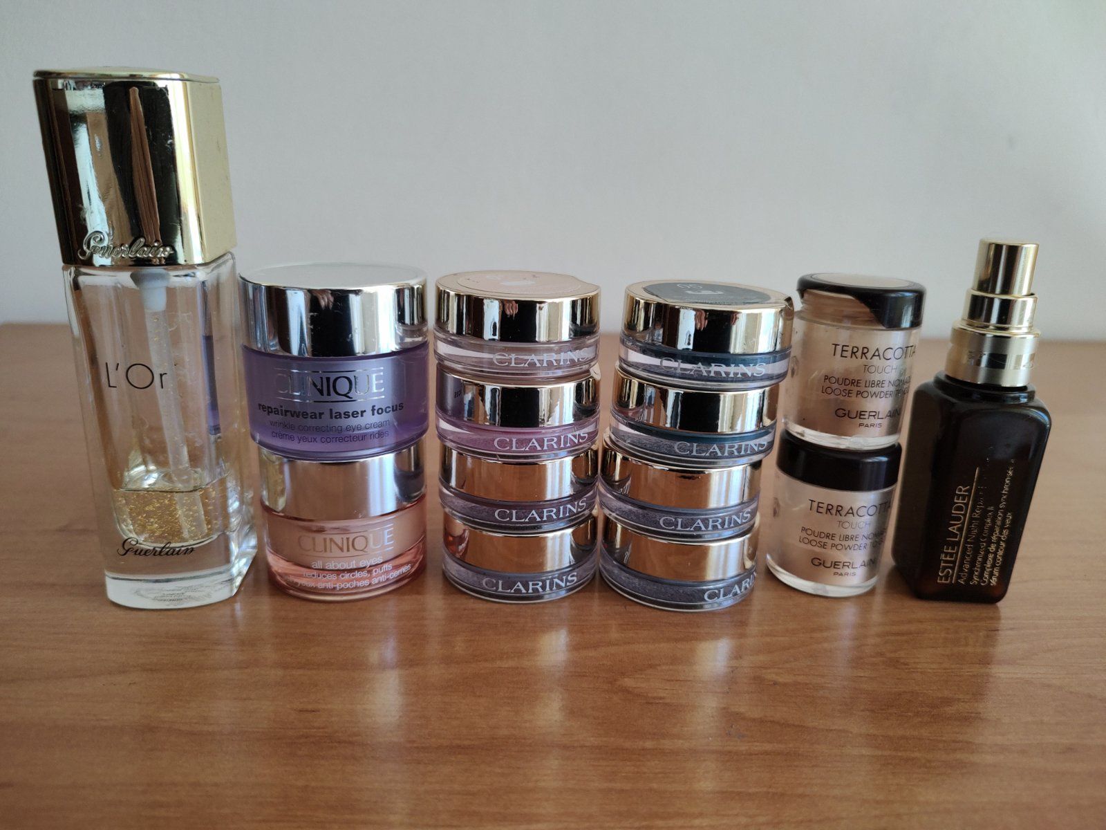 Маркова козметика кремове, моливи, сенки Guerlain, Dior, Clarins